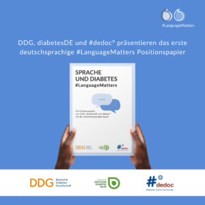 DDG, diabetesDE und dedoc präsentieren das erste deutschsprachige #LanguageMatters Positionspapier
